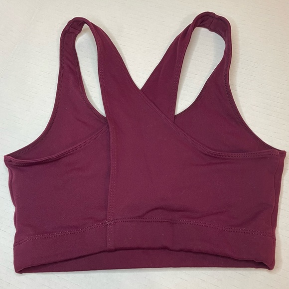 Gymshark Sports Bra Burgundy Maroon Size XS - Picture 3 of 4